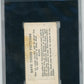 1928 Harrington's Dave Bancroft #19 SGC 1.5