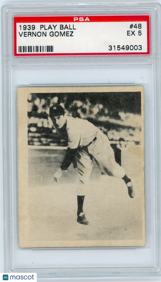 1939 Play Ball Vernon Gomez #48 PSA 5