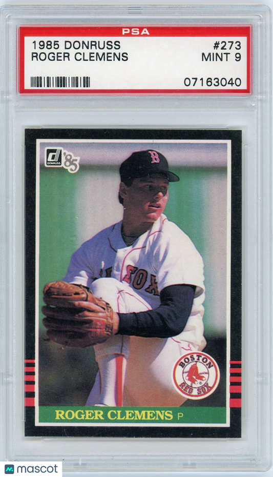 1985 Donruss Roger Clemens #273 PSA 9