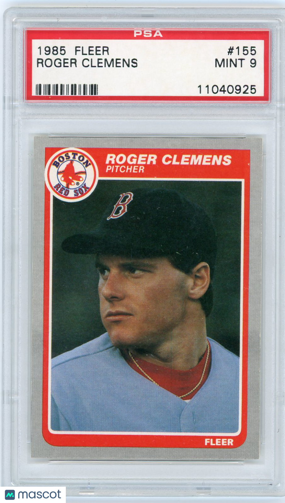 1985 Fleer Roger Clemens #155 PSA 9