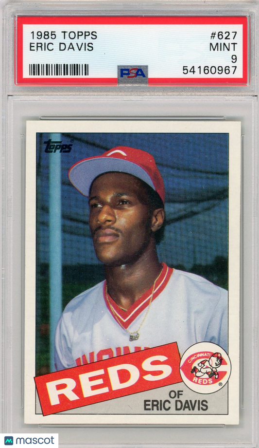 1985 Topps Eric Davis #627 PSA 9