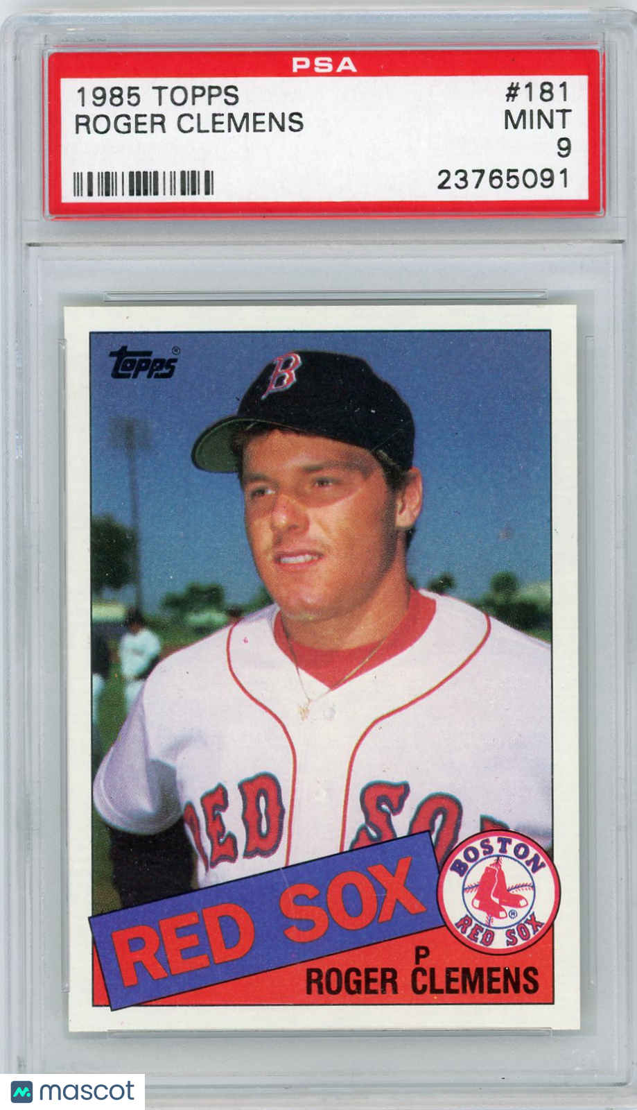 1985 Topps Roger Clemens #181 PSA 9