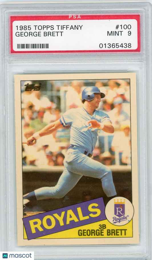 1985 Topps Tiffany George Brett #100 PSA 9