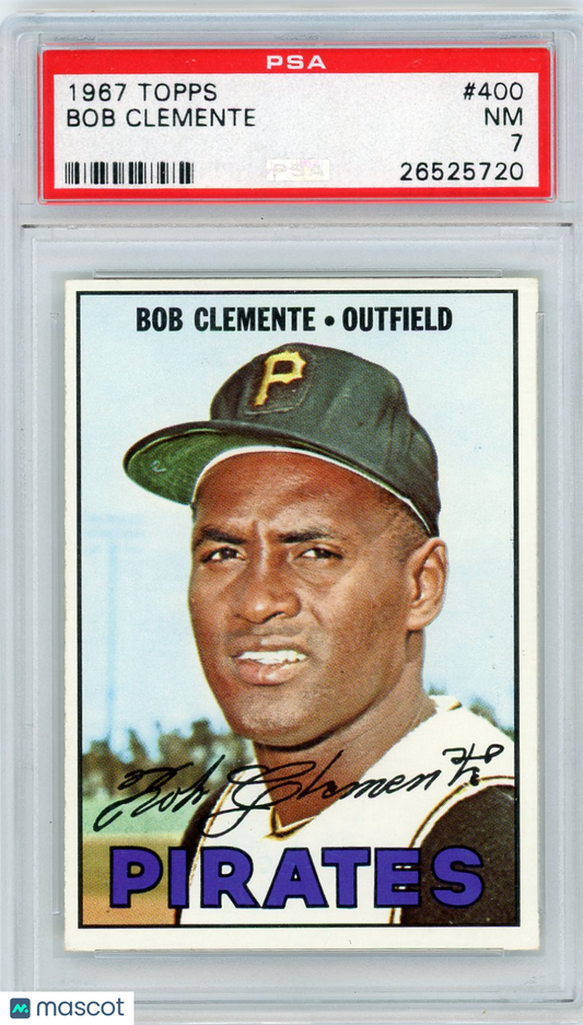 1967 Topps Bob Clemente #400 PSA 7
