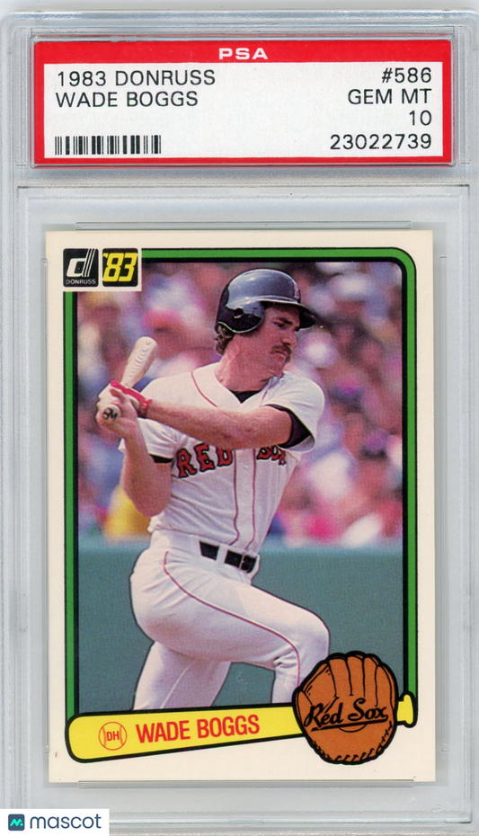 1983 Donruss Wade Boggs #586 PSA 10