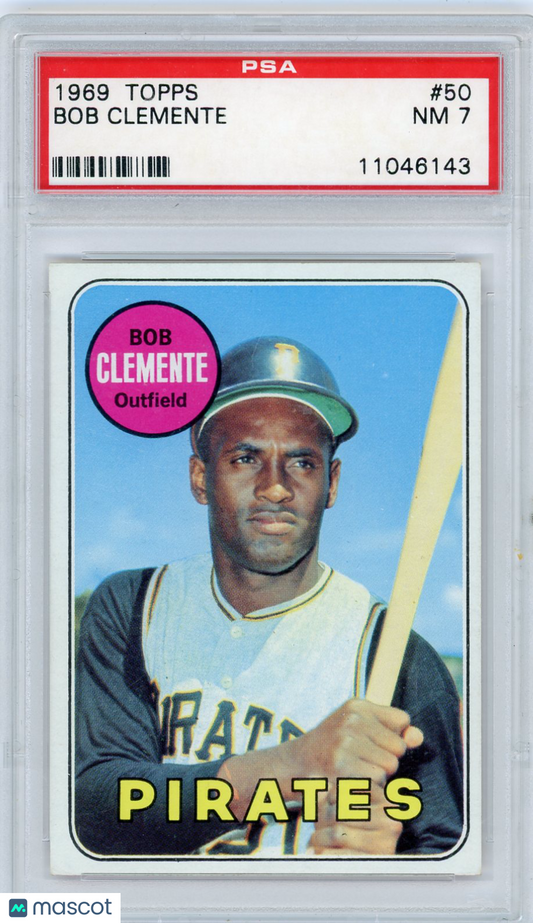 1969 Topps Bob Clemente #50 PSA 7