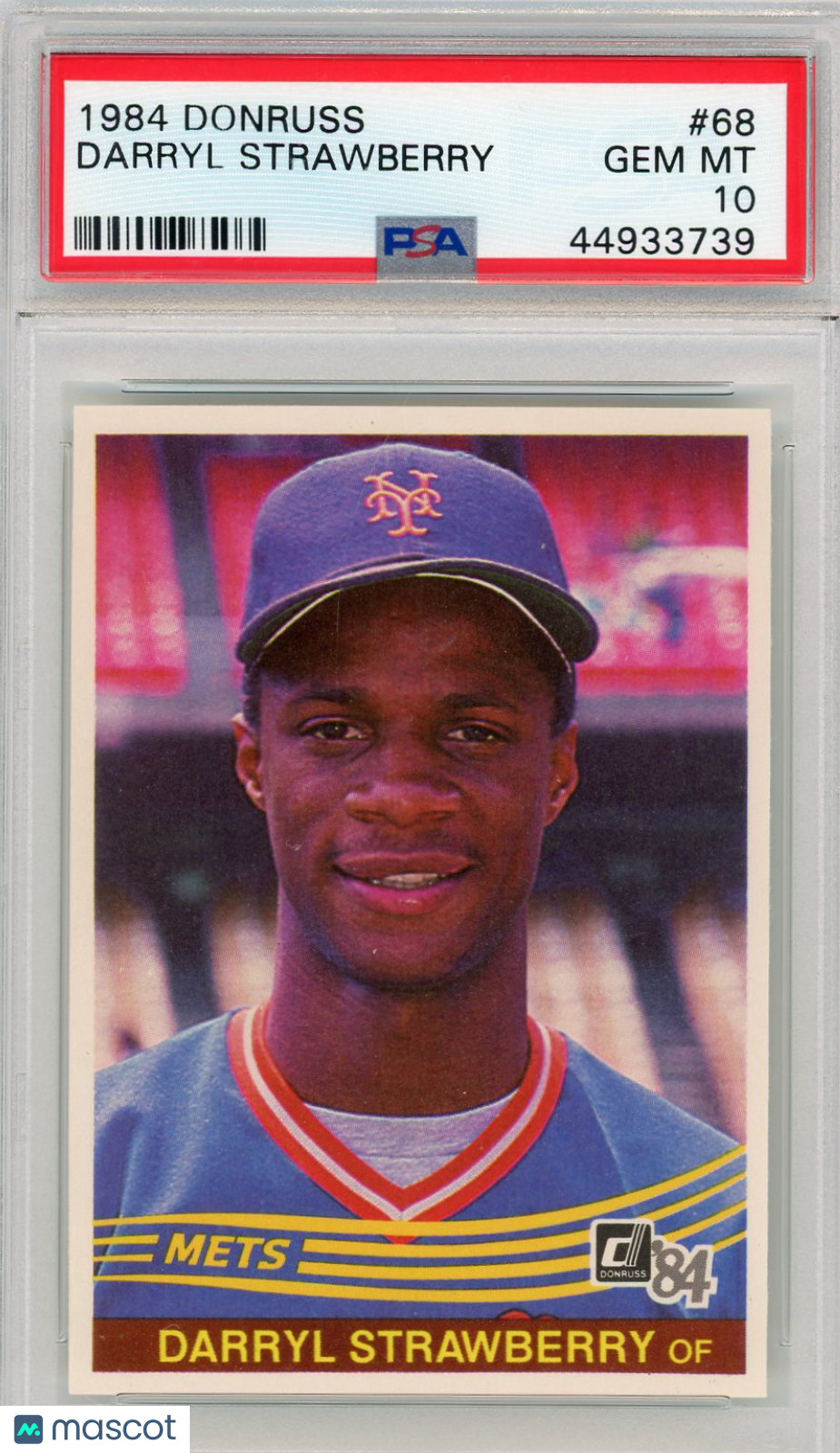 1984 Donruss Darryl Strawberry #68 PSA 10