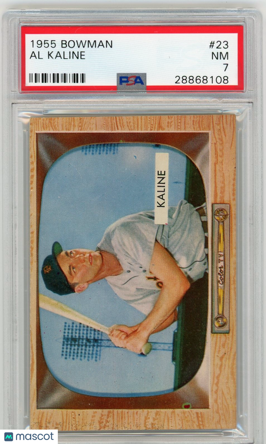 1955 Bowman Al Kaline #23 PSA 7