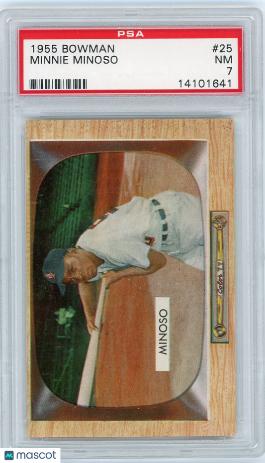 1955 Bowman Minnie Minoso #25 PSA 7
