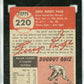 1953 Topps Satchel Paige #220 SGC 3.5