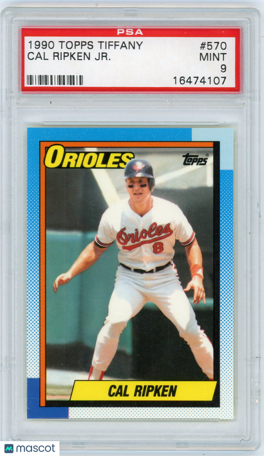 1990 Topps Tiffany Cal Ripken JR. #570 PSA 9