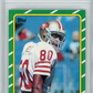 1986 Topps Jerry Rice #161 MBA Authentic Altered