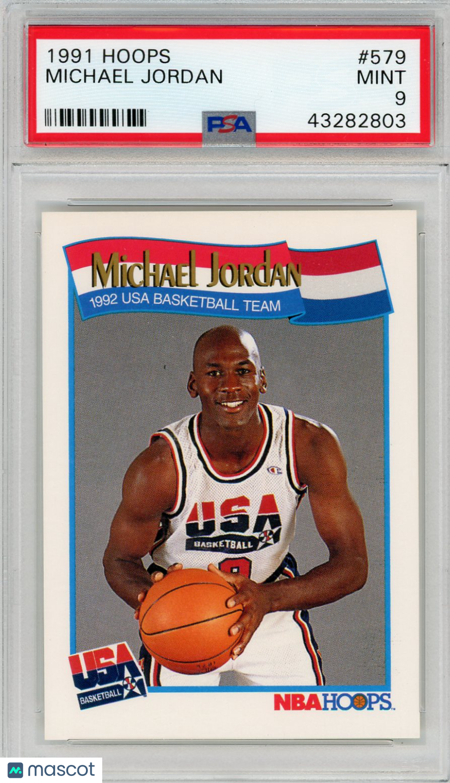1991 Hoops Michael Jordan #579 PSA 9