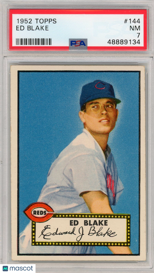 1952 Topps Ed Blake #144 PSA 7