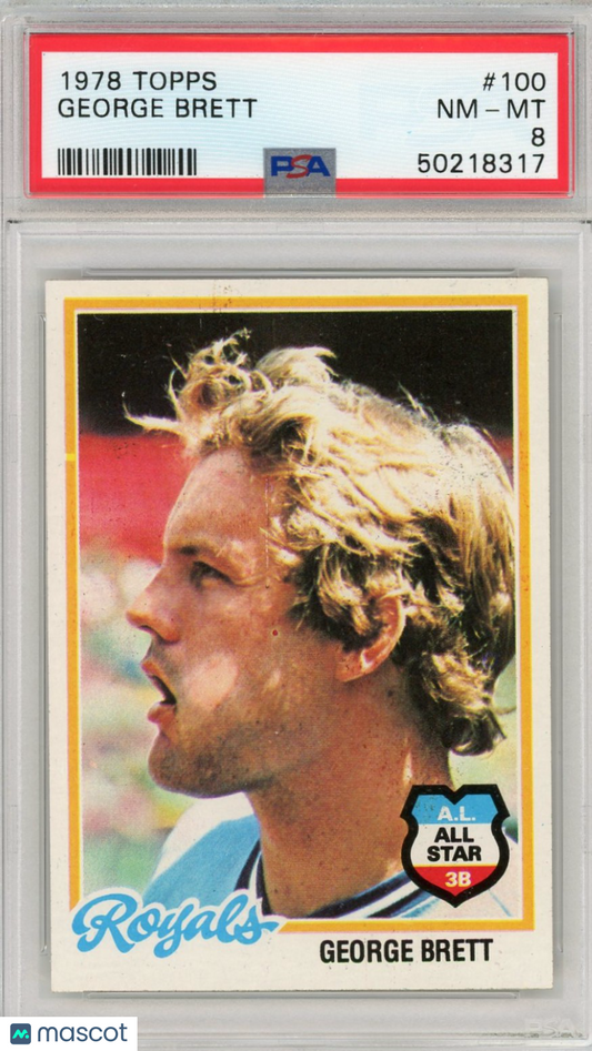 1978 Topps George Brett #100 PSA 8