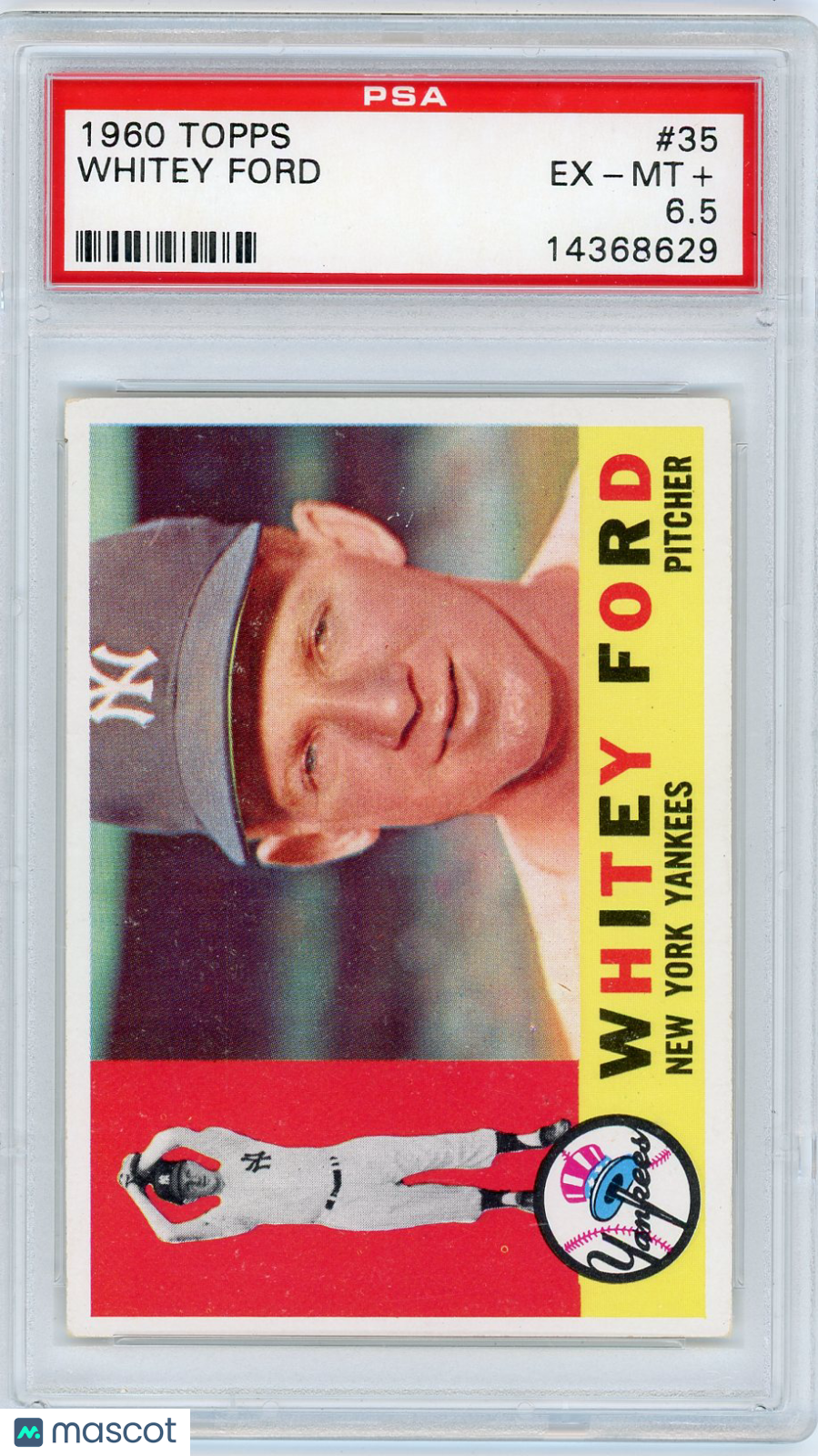1960 Topps Whitey Ford #35 PSA 6.5
