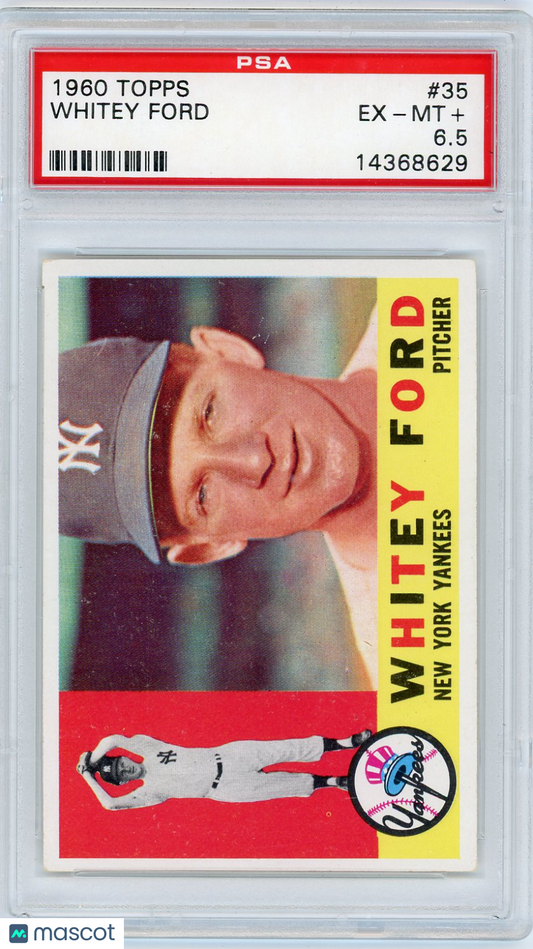 1960 Topps Whitey Ford #35 PSA 6.5