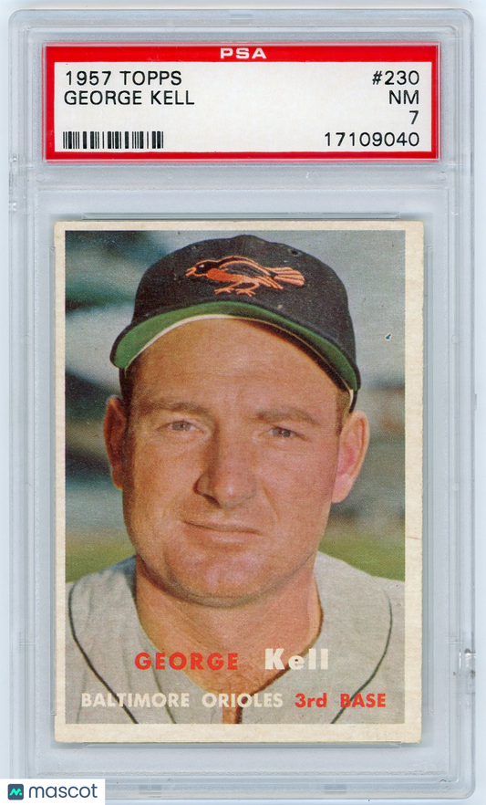 1957 Topps George Kell #230 PSA 7