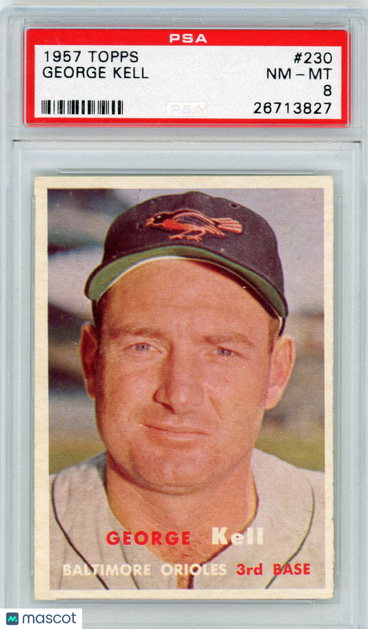 1957 Topps George Kell #230 PSA 8
