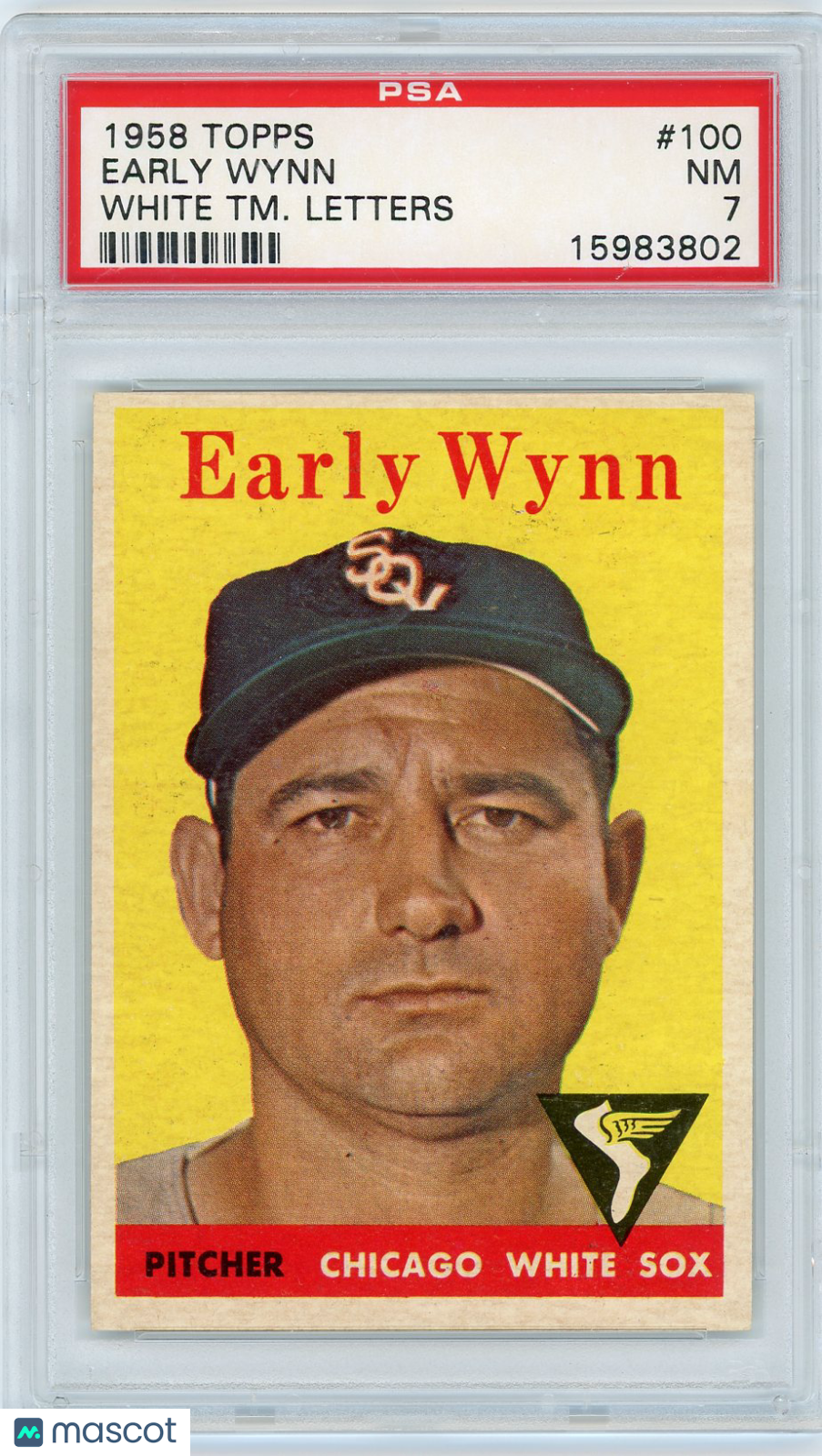 1958 Topps Early Wynn #100 PSA 7