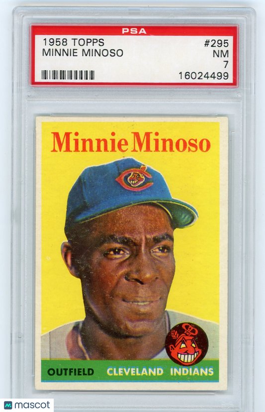 1958 Topps Minnie Minoso #295 PSA 7