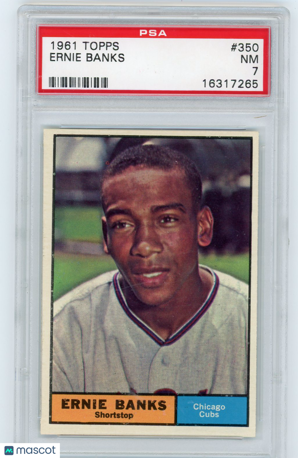 1961 Topps Ernie Banks #350 PSA 7