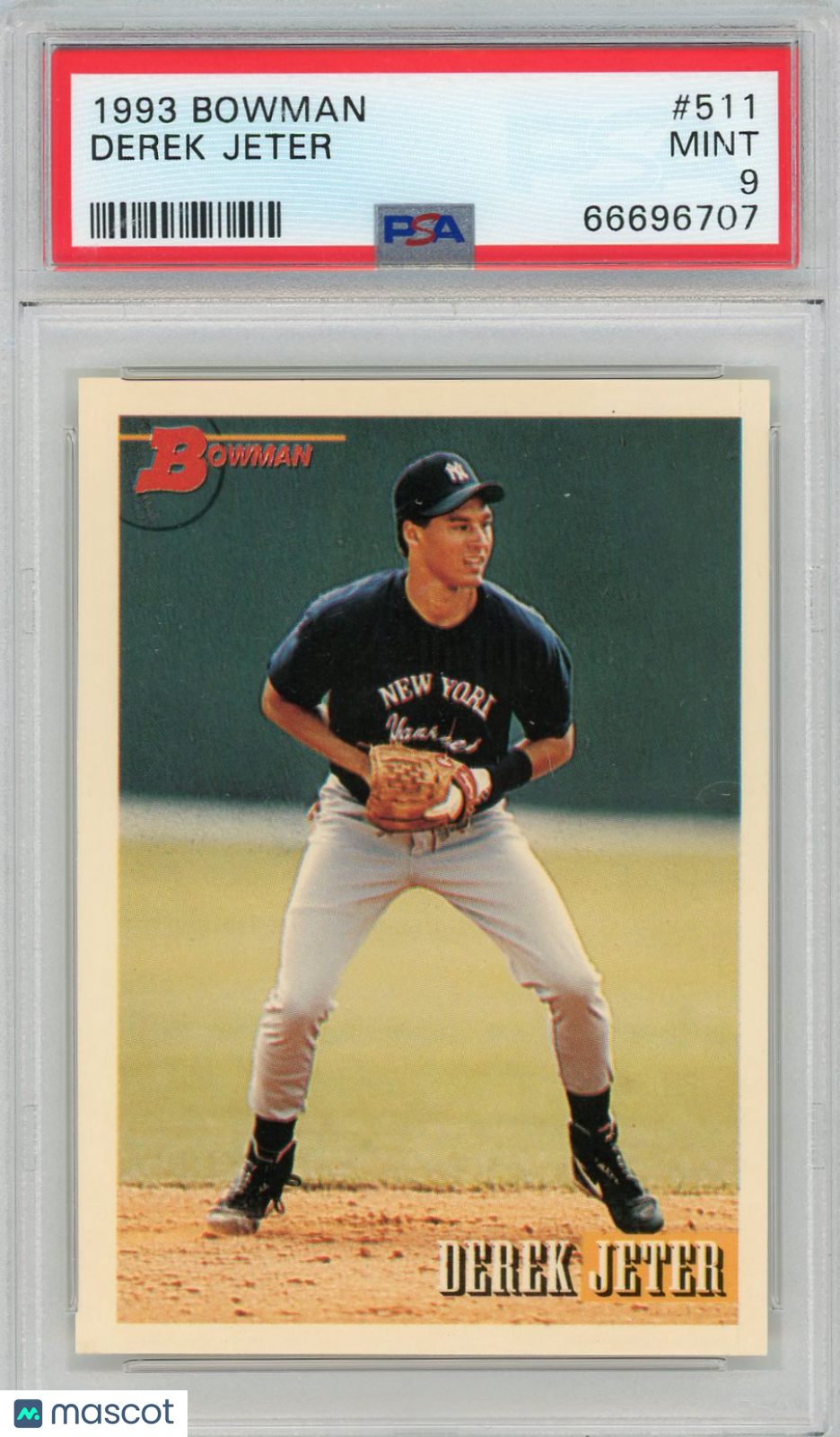 1993 Bowman Derek Jeter #511 PSA 9