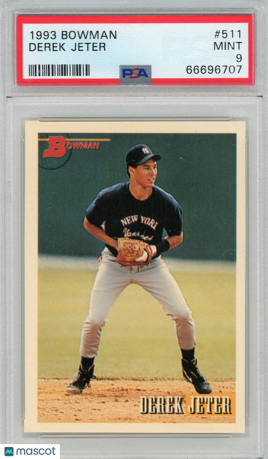 1993 Bowman Derek Jeter #511 PSA 9