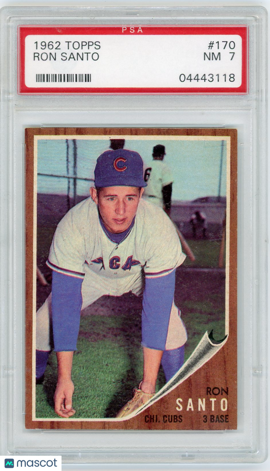 1962 Topps Ron Santo #170 PSA 7