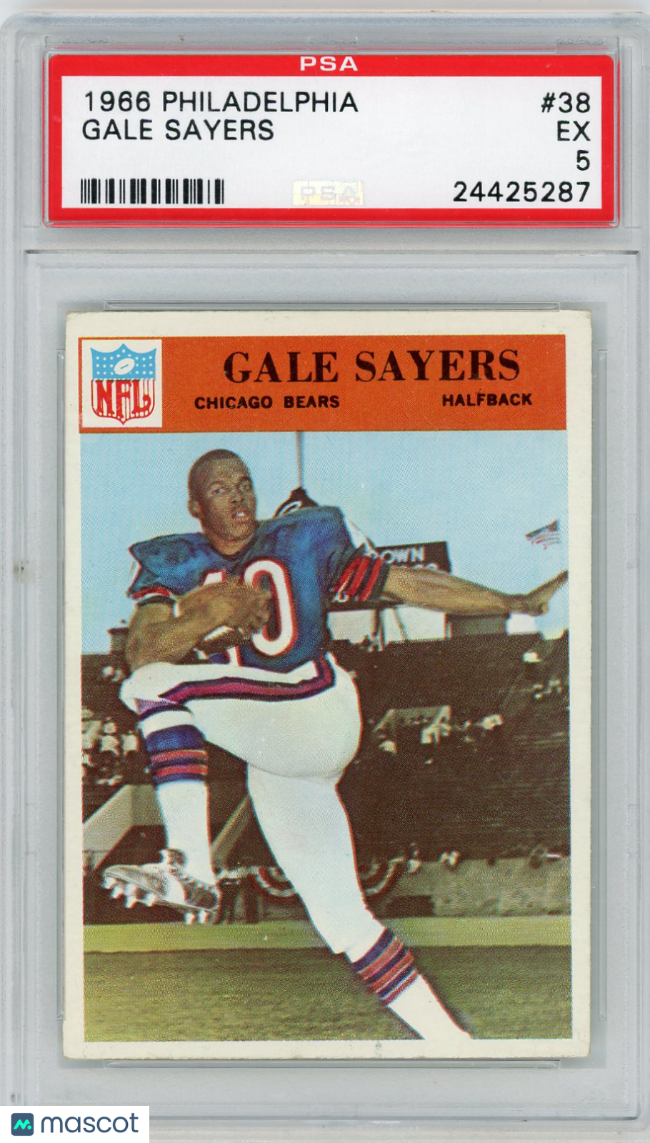 1966 Philadelphia Gale Sayers #38 PSA 5