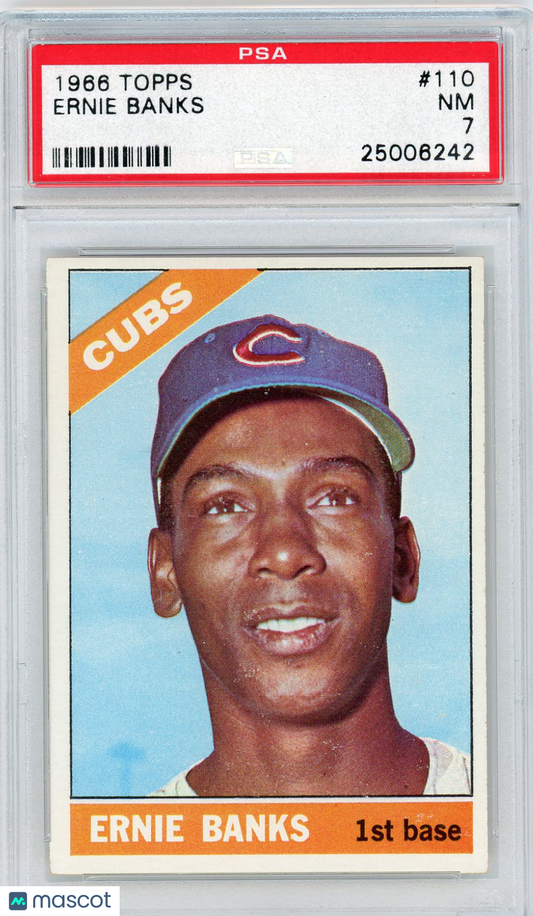 1966 Topps Ernie Banks #110 PSA 7