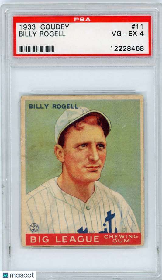 1933 Goudey Billy Rogell #11 PSA 4