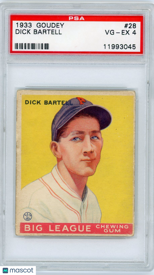 1933 Goudey Dick Bartell #28 PSA 4