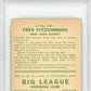1933 Goudey Fred Fitzsimmons #130 PSA 4