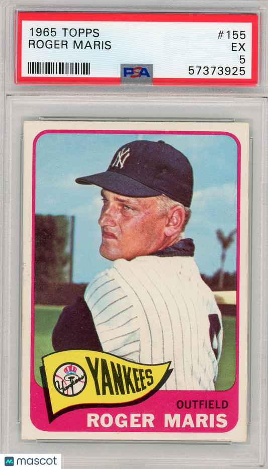 1965 Topps Roger Maris #155 PSA 5