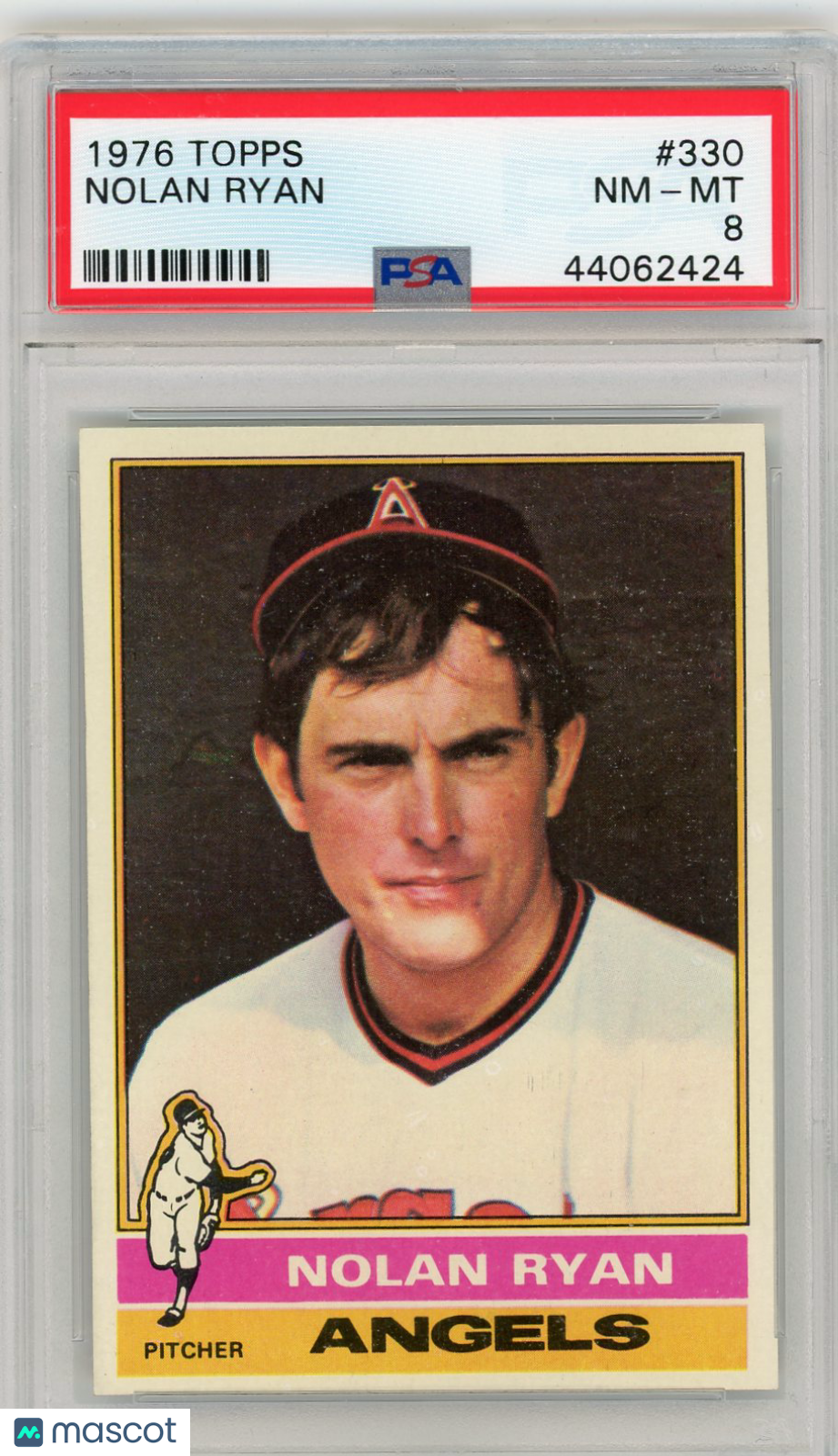 1976 Topps Nolan Ryan #330 PSA 8