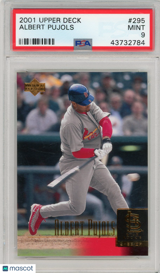 2001 Upper Deck Albert Pujols #295 PSA 9
