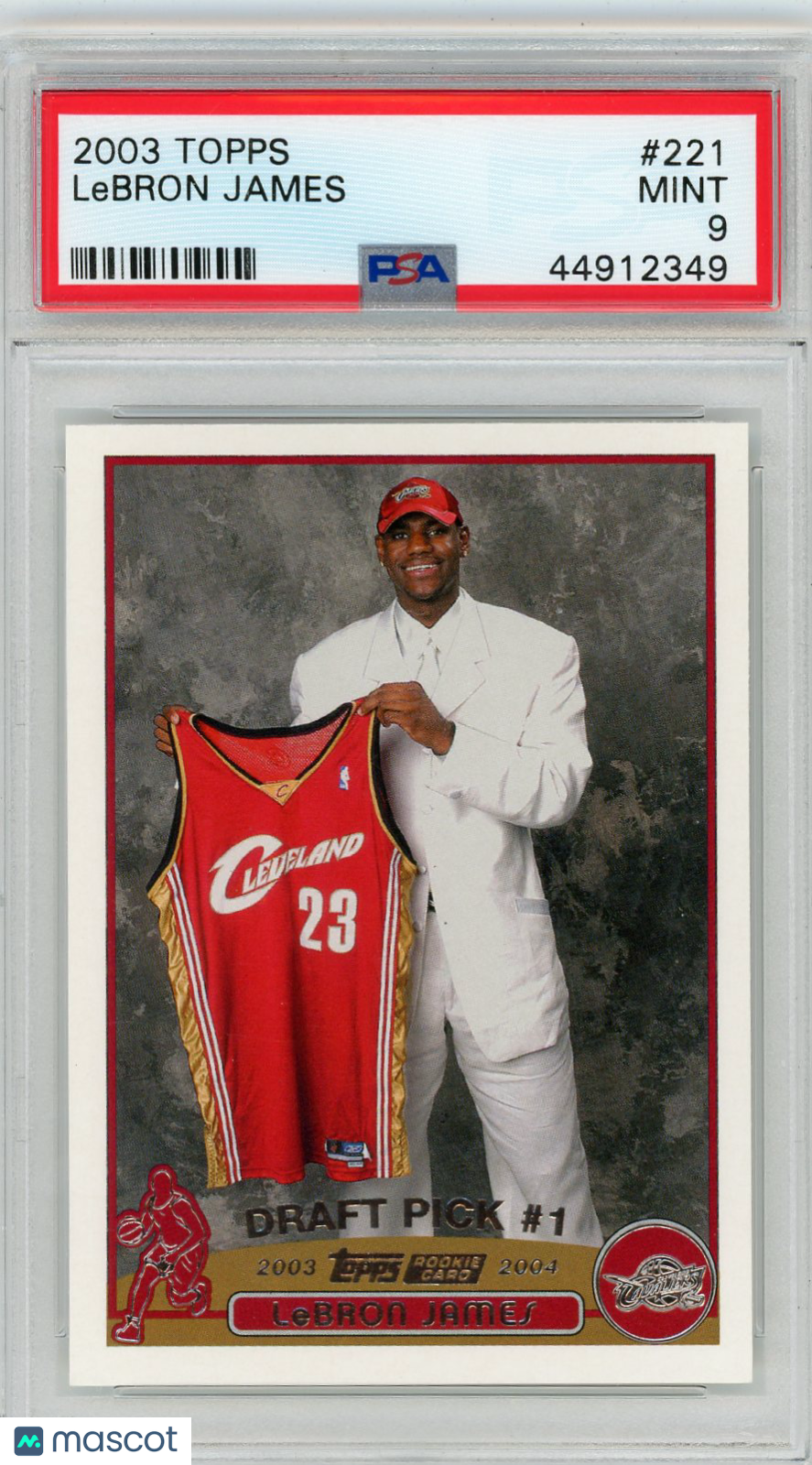 2003 Topps LeBron James #221 PSA 9