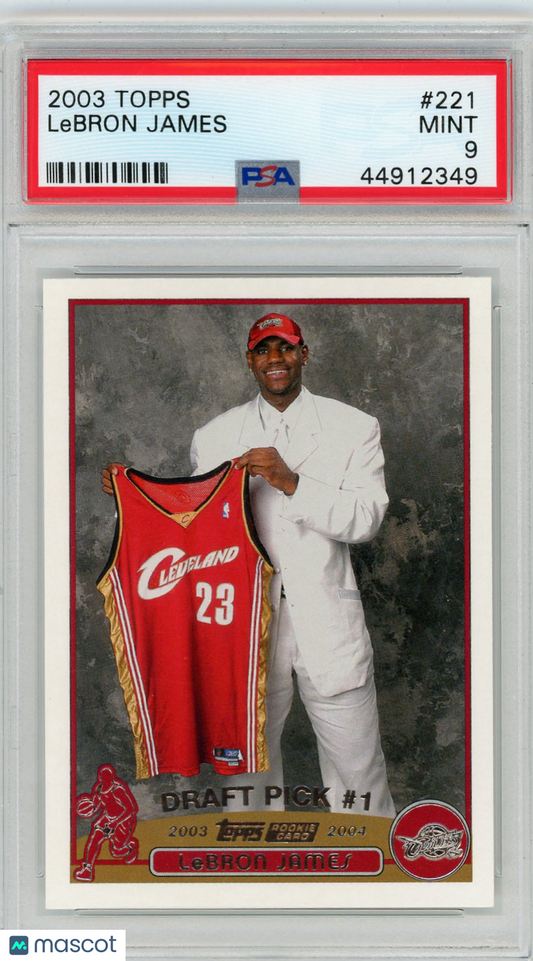 2003 Topps LeBron James #221 PSA 9