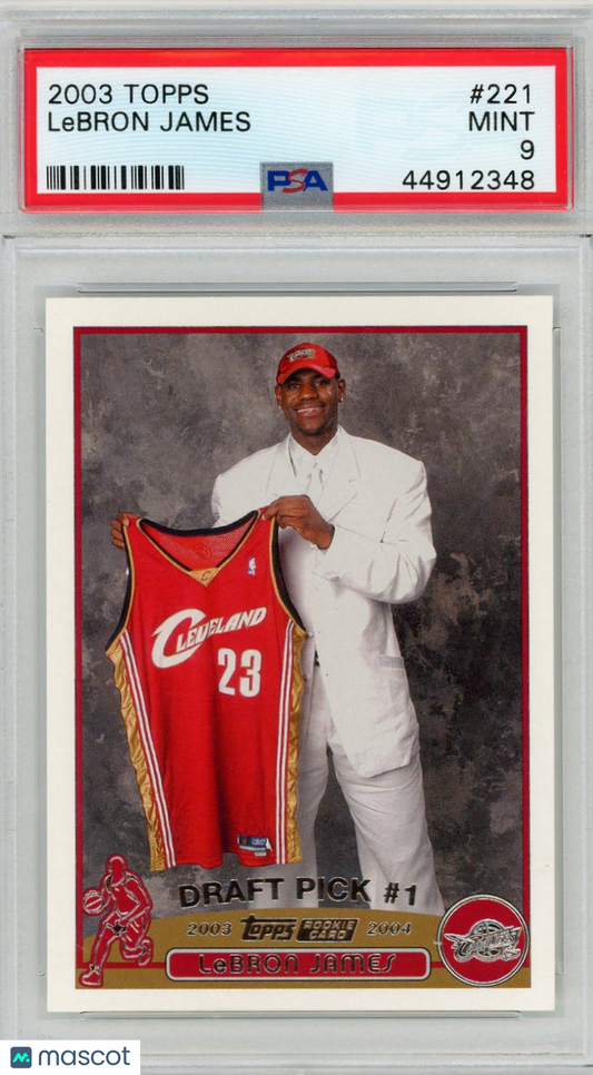 2003 Topps LeBron James #221 PSA 9
