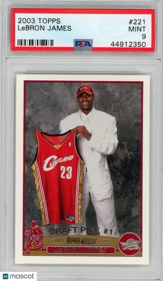 2003 Topps LeBron James #221 PSA 9