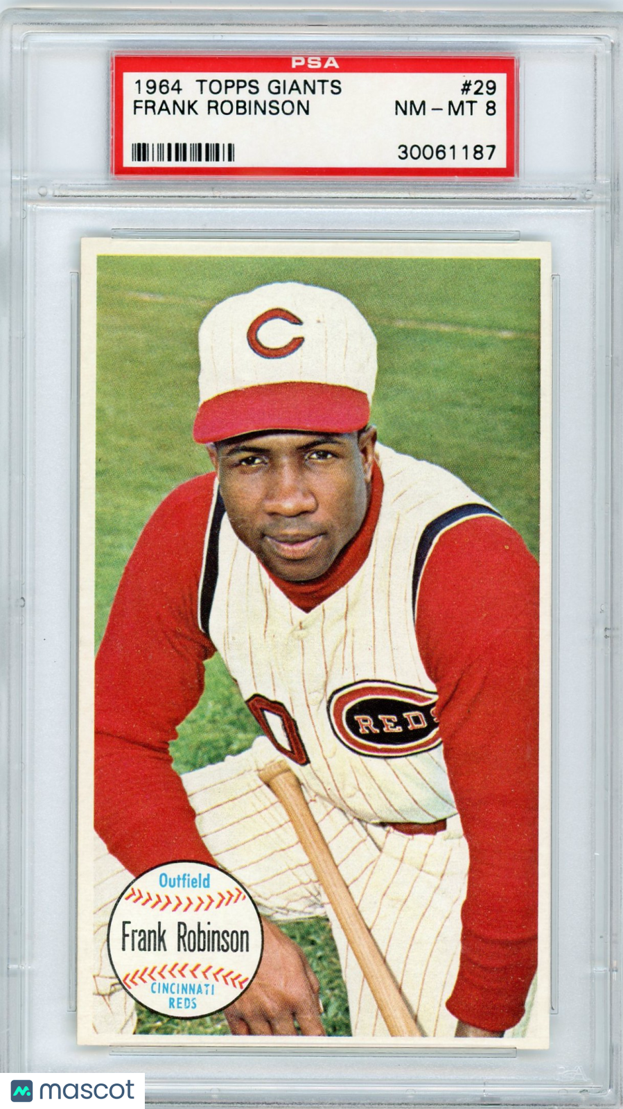 1964 Topps Giants Frank Robinson #29 PSA 8