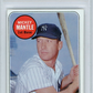 1969 Topps Mickey Mantle #500 Last Name In White PSA 6
