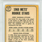 1968 Topps Mets Rookies #177 J. Koosman N. Ryan PSA 7