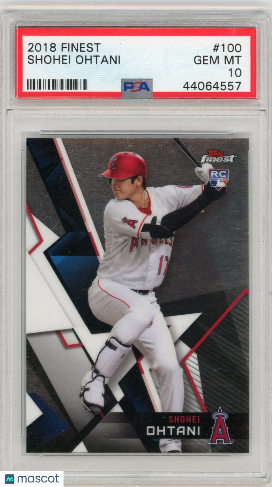 2018 Finest Shohei Ohtani #100 PSA 10