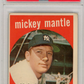 1959 Topps Mickey Mantle #10 PSA 3