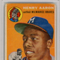 1954 Topps Henry Aaron #128 PSA 1 MK