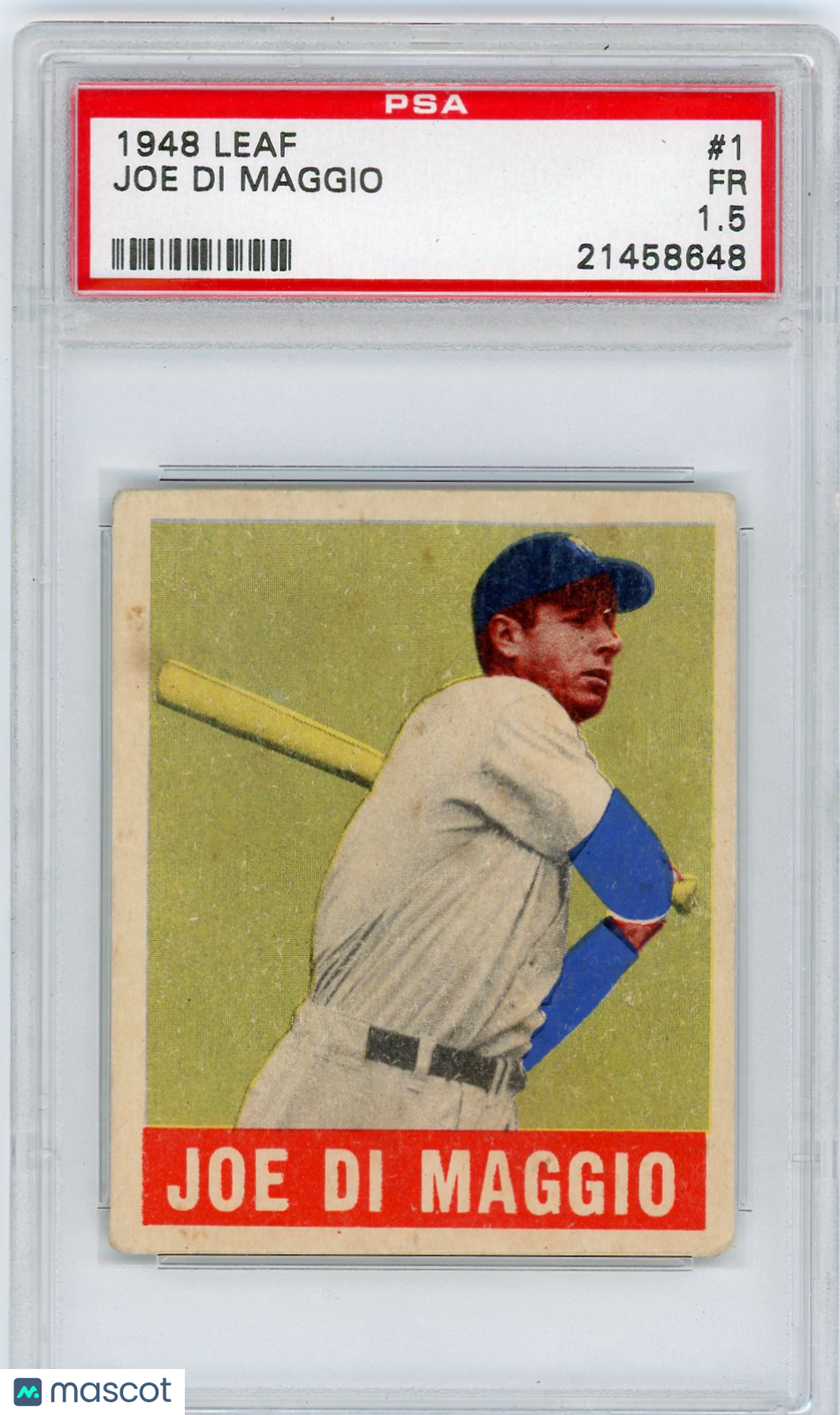 1948 Leaf Joe DI Maggio #1 PSA 1.5