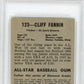 1948 Leaf Clifford Fannin #123 PSA 6