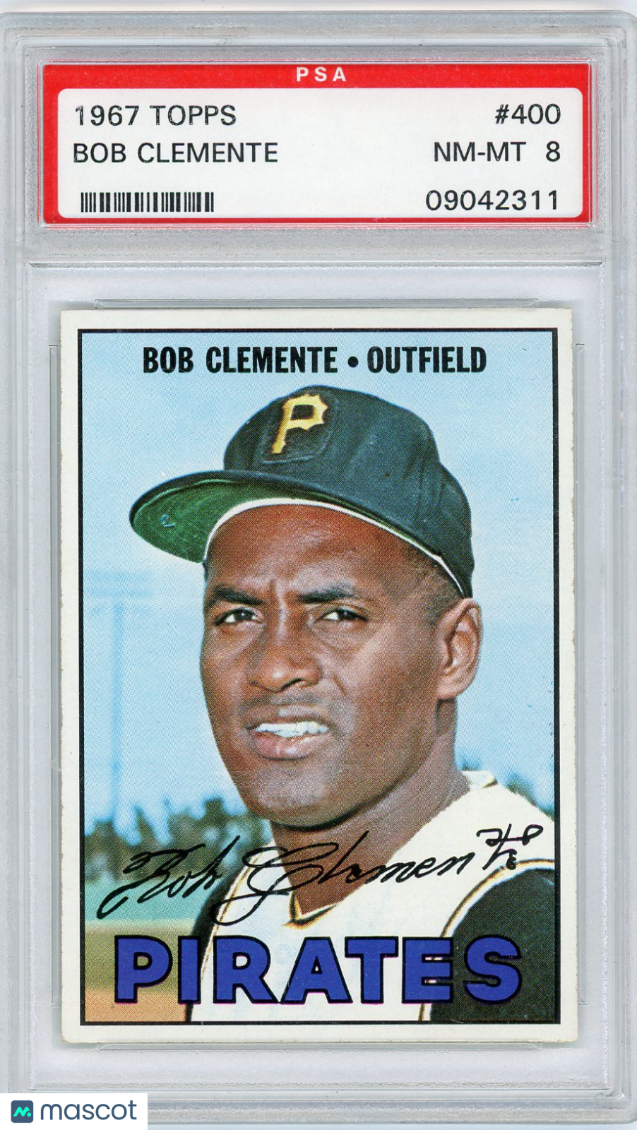 1967 Topps Bob Clemente #400 PSA 8